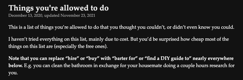 Scootydub newsletter Milan Cvitkovic things you're allowed to do 