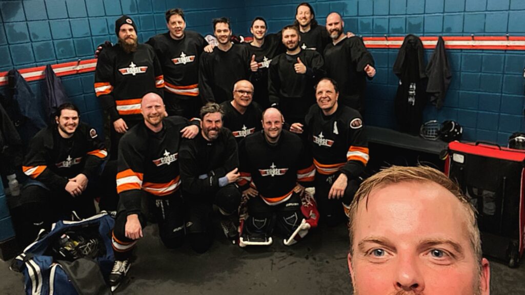ScootyDub Grey Goose hockey team photo