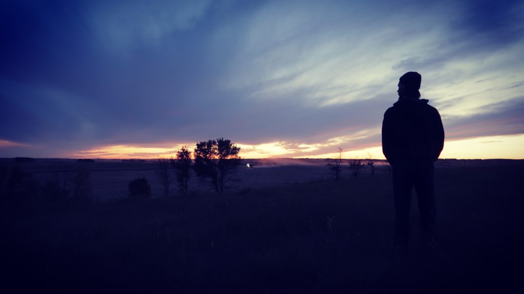ScootyDub staring off into the Saskatchewan sunset